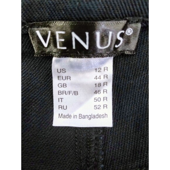 Venus Black Jeans Women's 12R Boot Cut Stretch Button Zip Fly 5 Pocket nwot - Picture 9 of 10